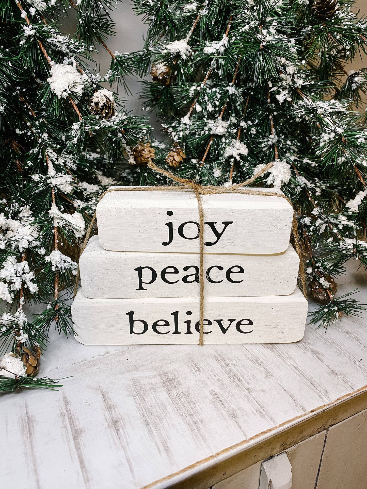 Christmas Stack Block Set of 3