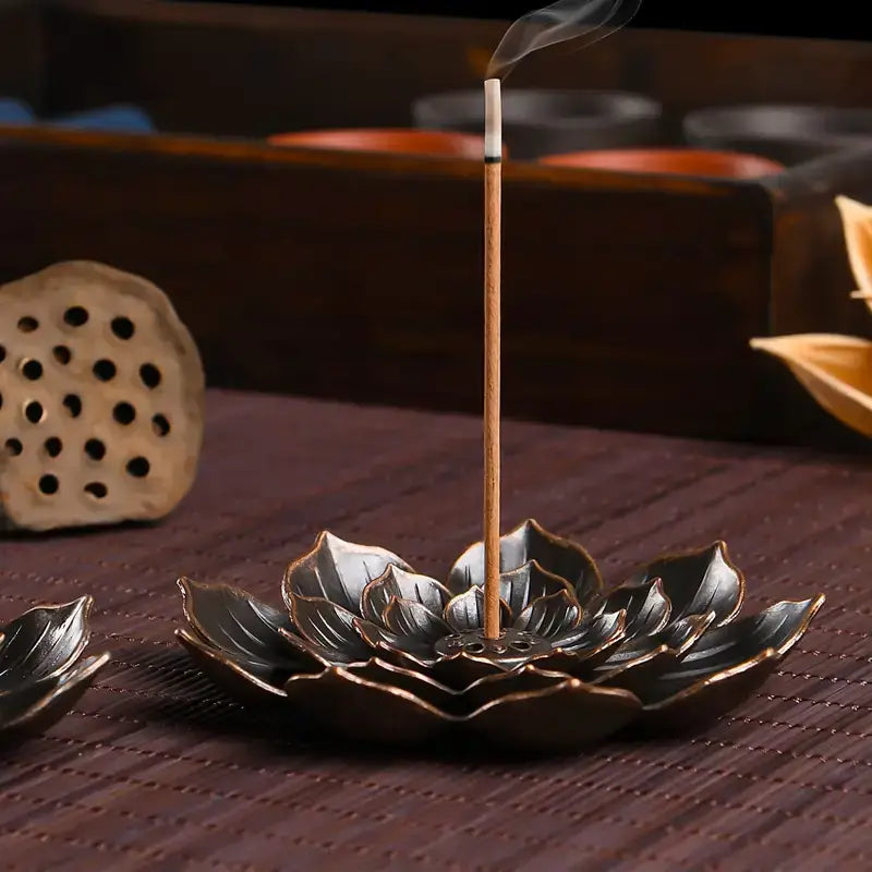 Lotus Shaped Incense Burner, Incense Holder, Home Decor