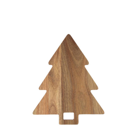 10" Long Tree Wood Serving Board Christmas