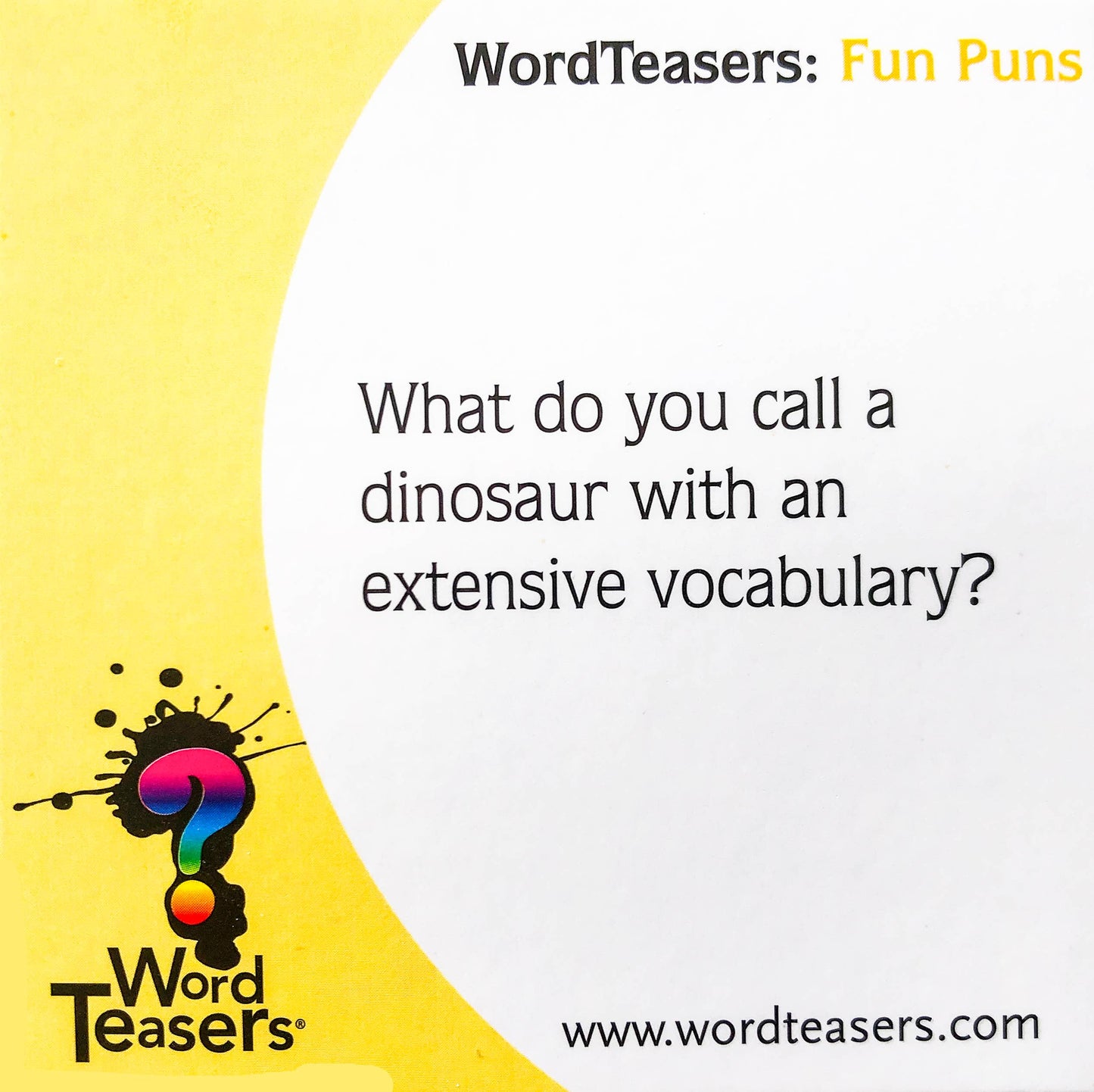 Fun Puns - Humorous Card Game for Ages 7+