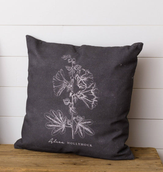 Pillow - Botanical Hollyhock (PC)