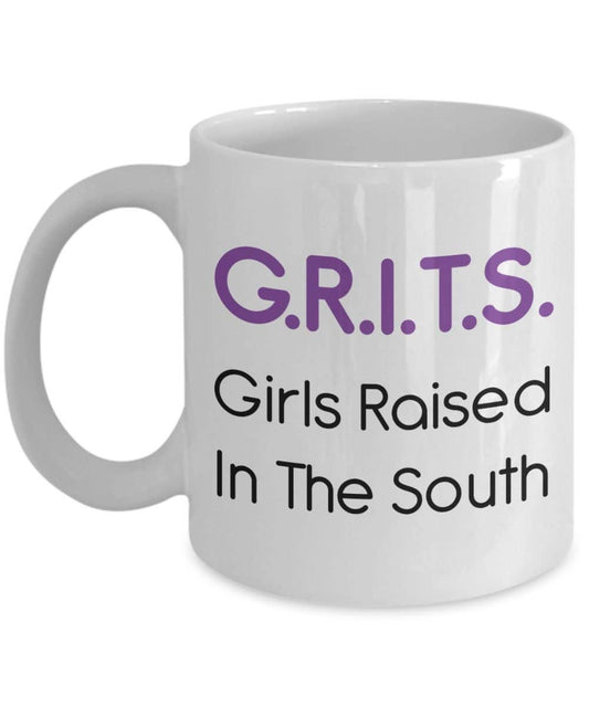 Girls Raised In the South Mug - Funny Coffee Cup: 11oz