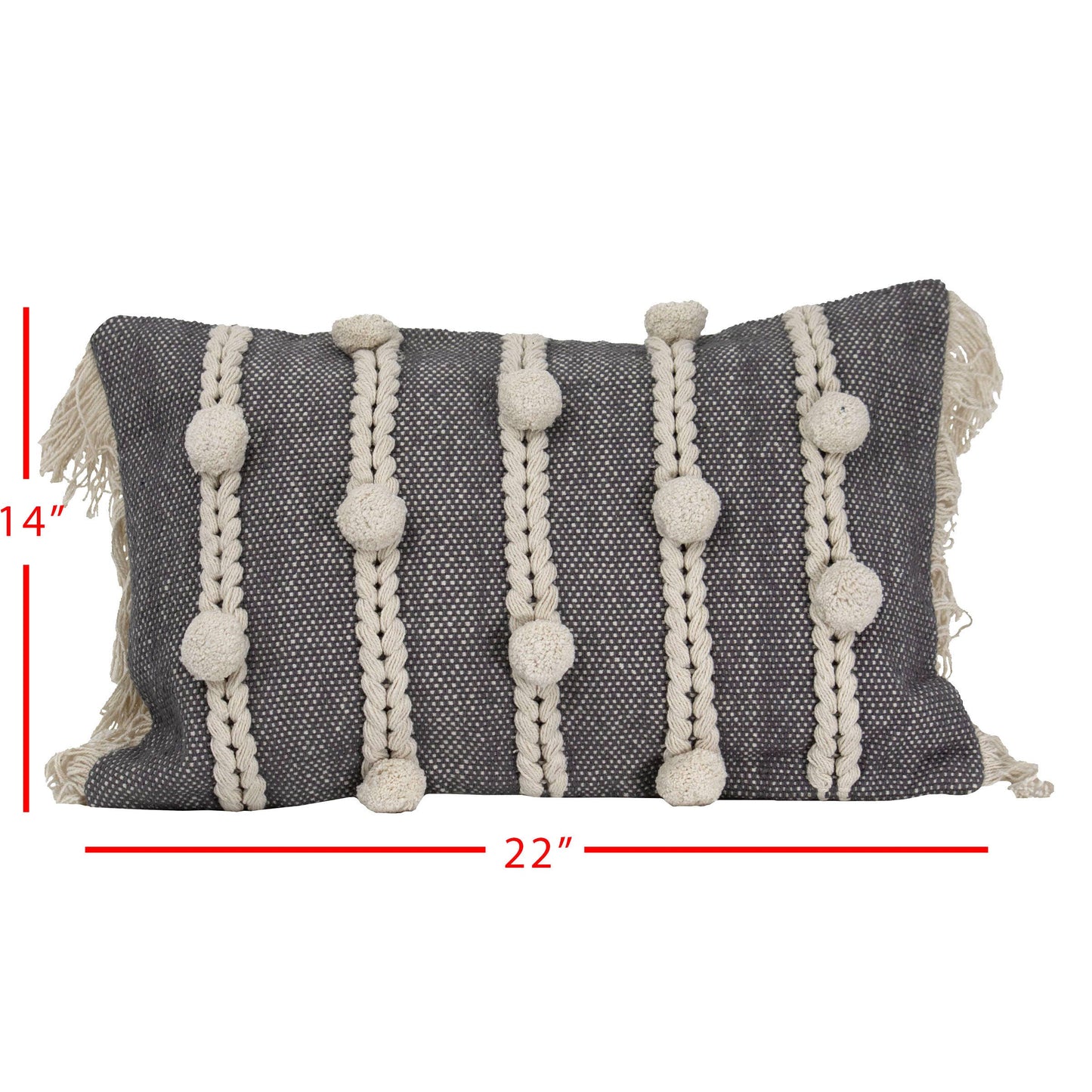 SALE - 14X22 Hand Woven Keaton Pillow