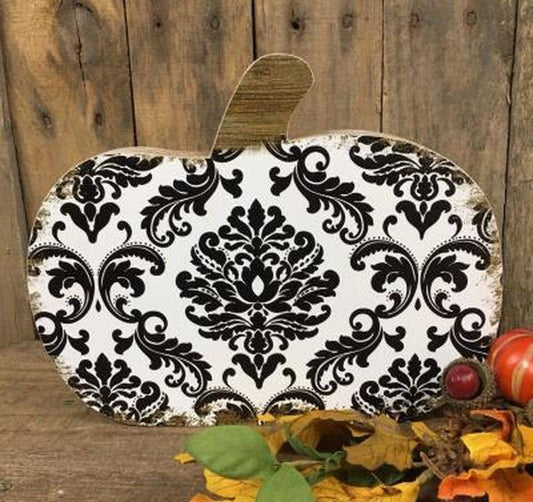 Black/White Damascus Pumpkin