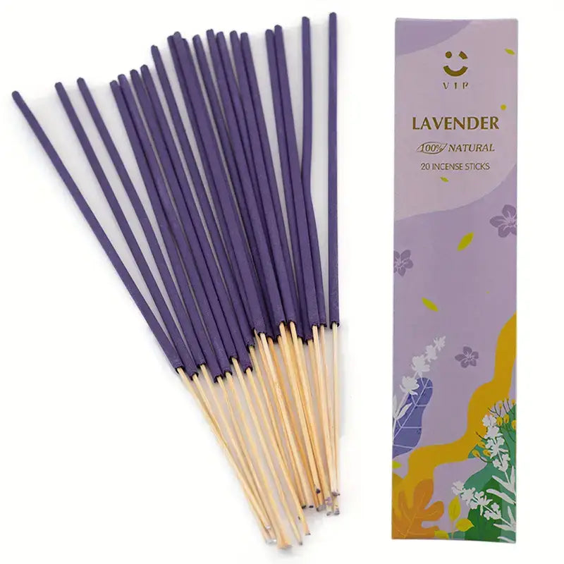 Lavender Incense Sticks Healing Relaxation Yoga Meditation