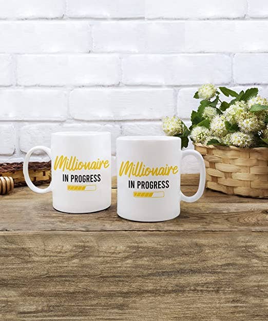 Millionaire in progress Coffee Mug: 15oz