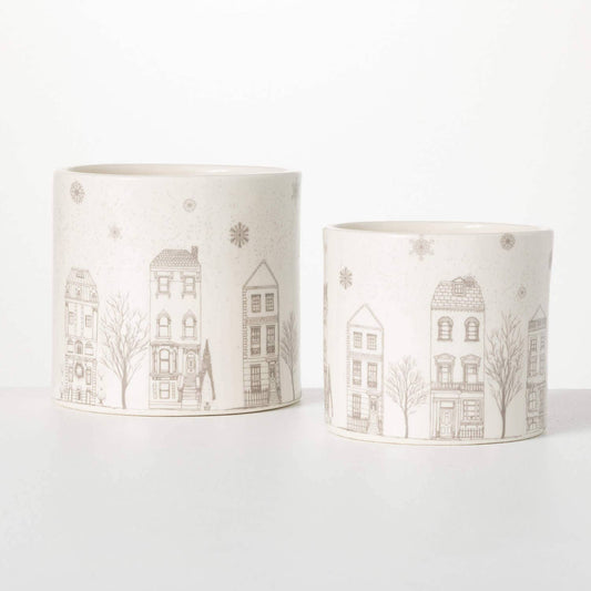 VILLAGE CONTAINER SET OF 2