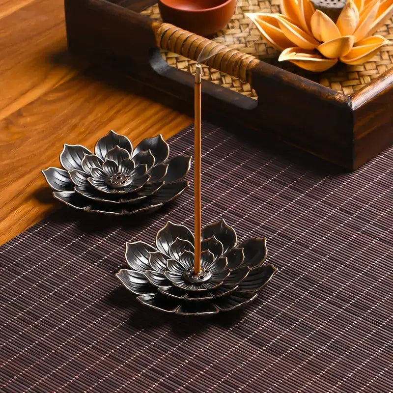 Lotus Shaped Incense Burner, Incense Holder, Home Decor