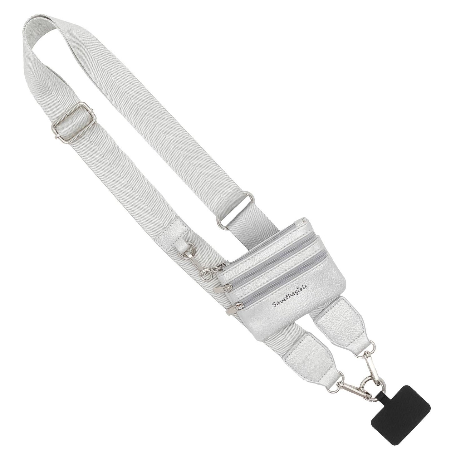 Clip & Go Phone Lanyard with Wallet - Neutral Collection: Taupe