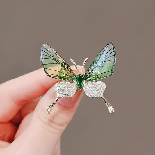 Elegant Handcrafted Butterfly Brooch, Lapel Pin Decorative