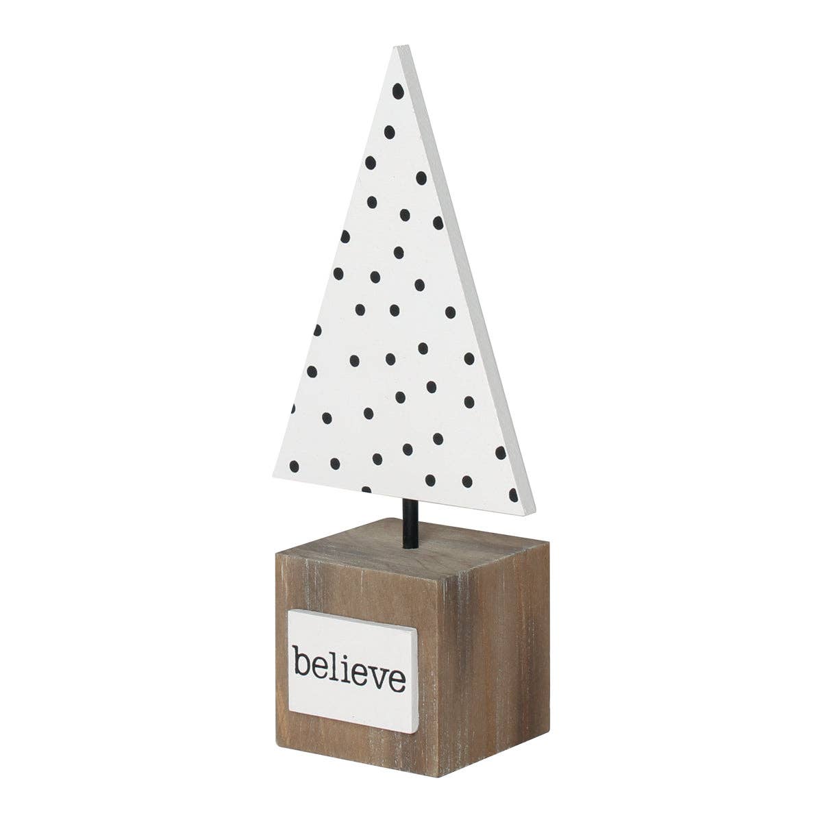 FR-9704 - Believe BW Dot Tree on Base