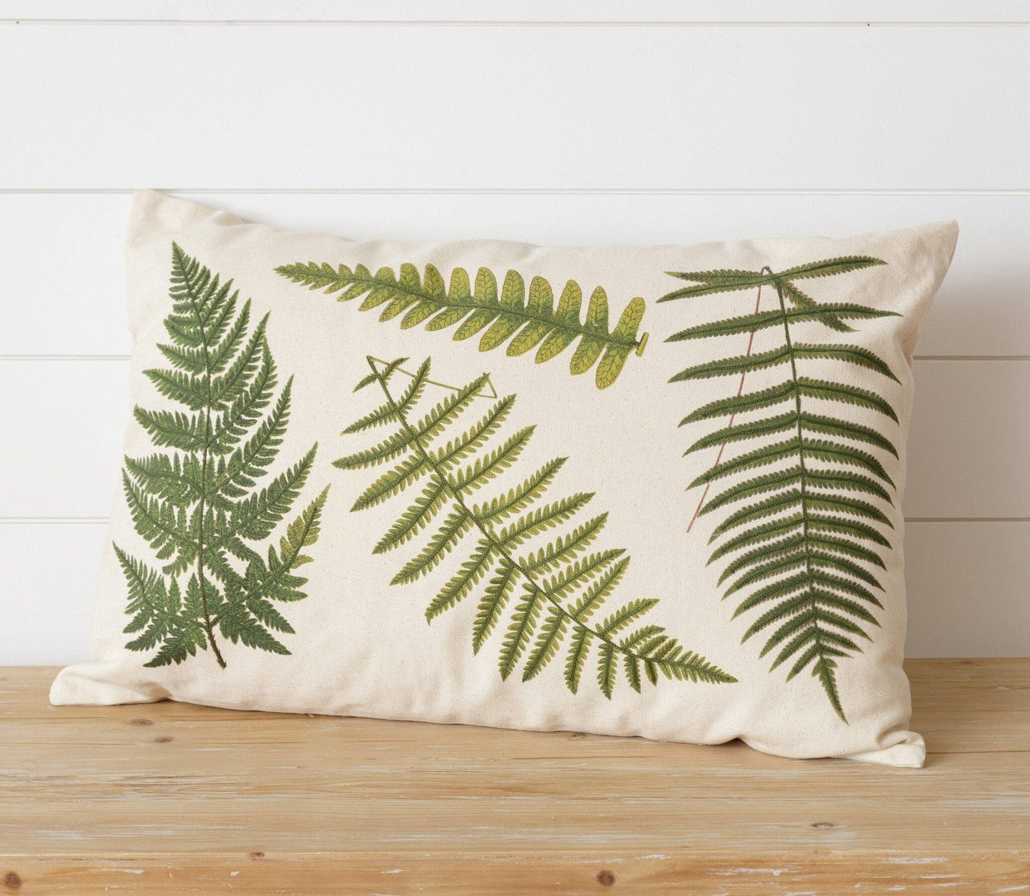 Pillow - Embroidered Ferns (PC)