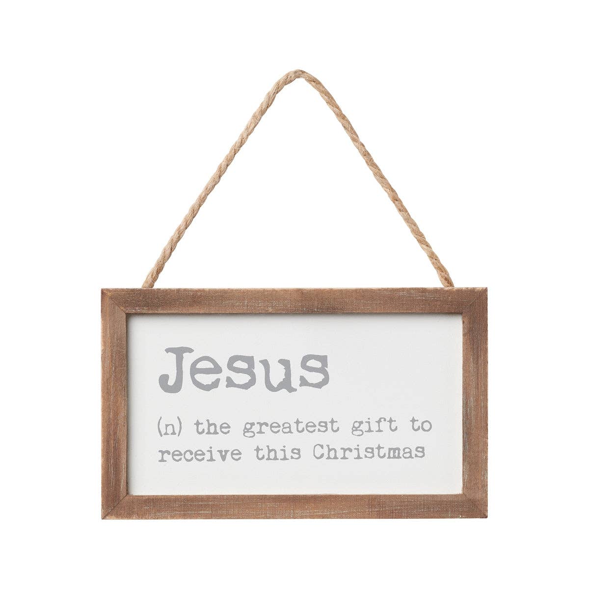 FR-8387 - Jesus Def Framed Ornie