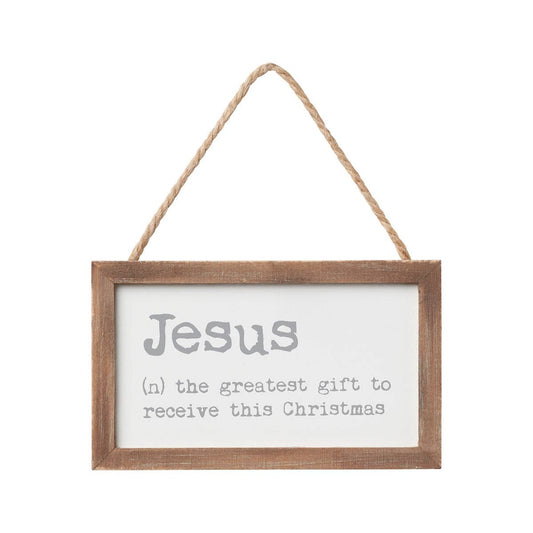 FR-8387 - Jesus Def Framed Ornie