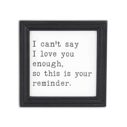 Love Reminder-Framed Art