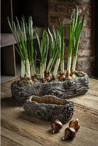 Faux Log Planter